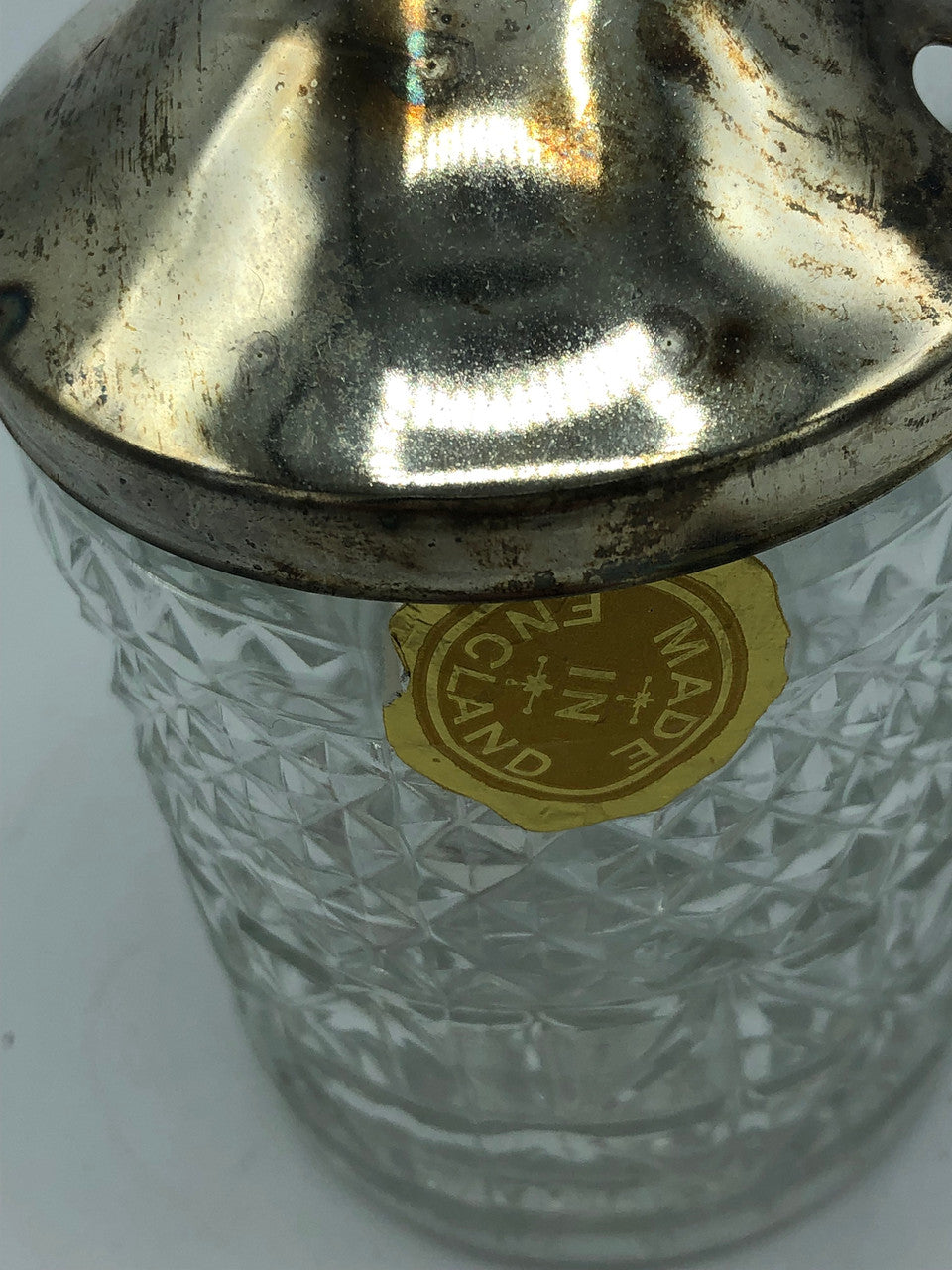 Silver Plated Jam Jar