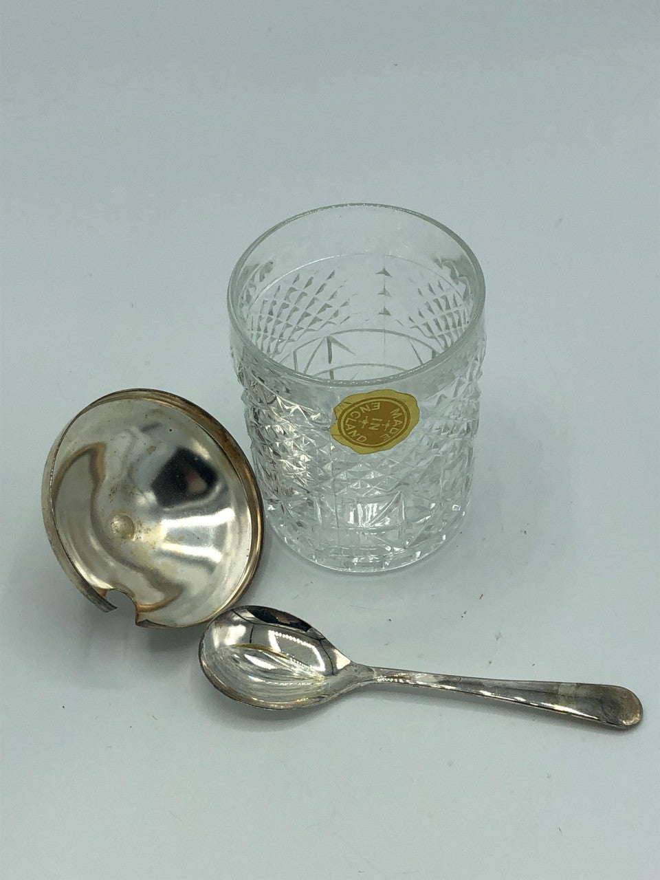 Silver Plated Jam Jar