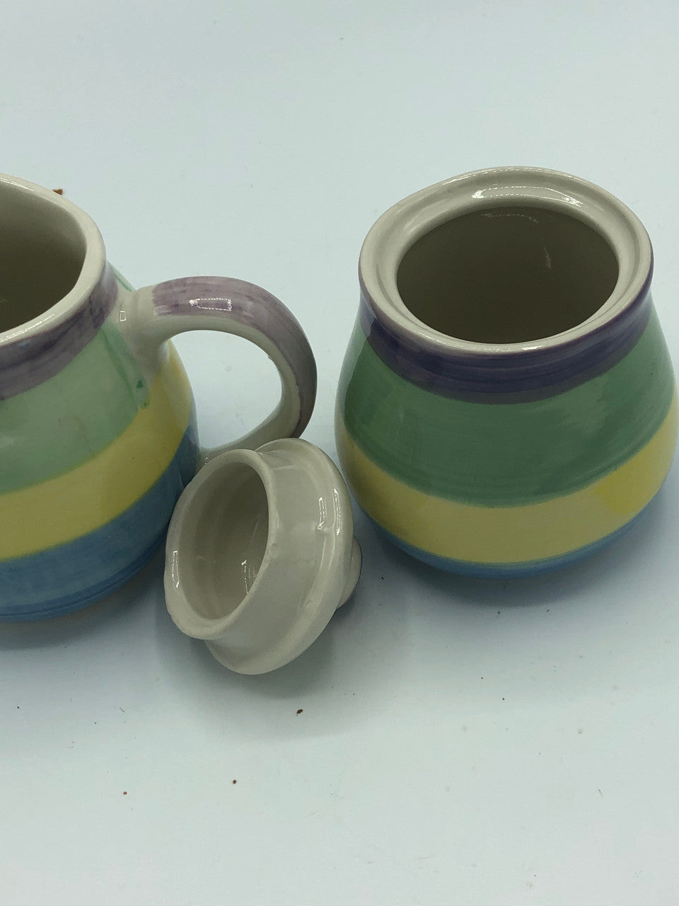 Rainbow Collection Sugar & Creamer