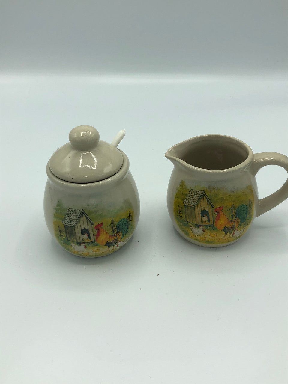 Vintage Hermitage Sugar & Creamer