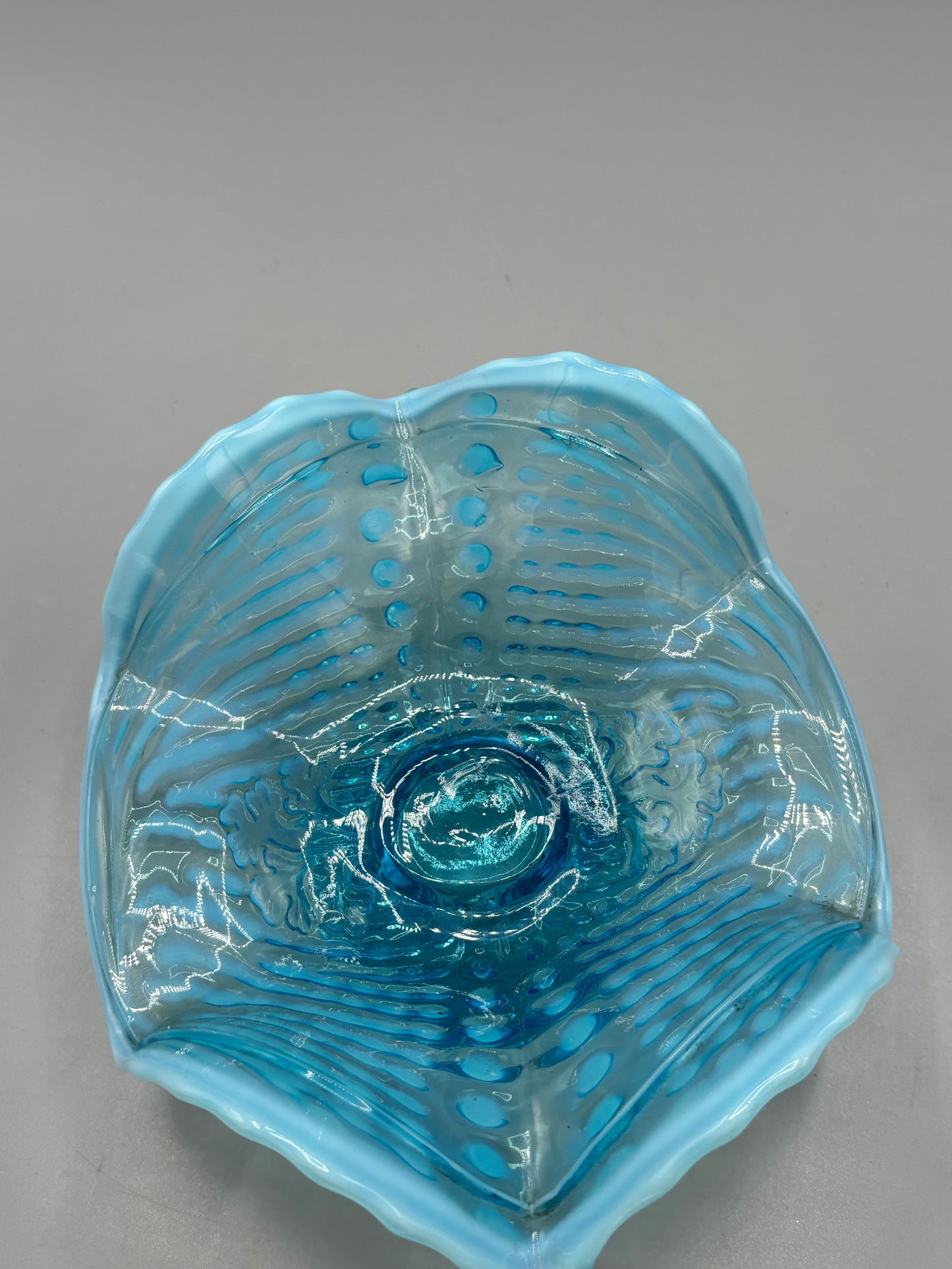 Argonaut Opalescent blue bowl