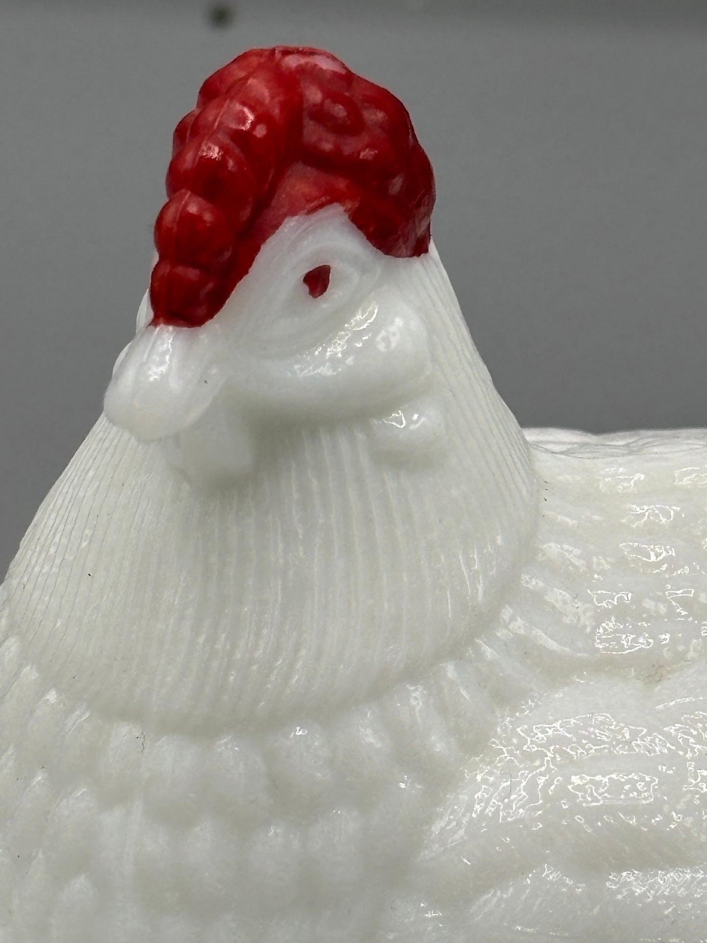 Vintage Westmoreland milk glass Hen on Nest