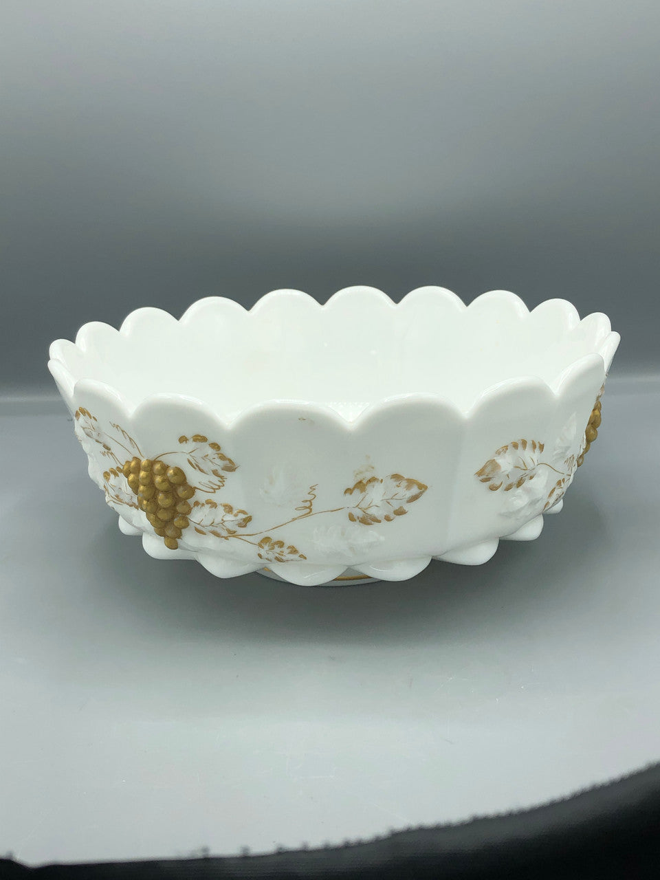 Westmoreland Milk Glass Fruit Bowl 10" Wide