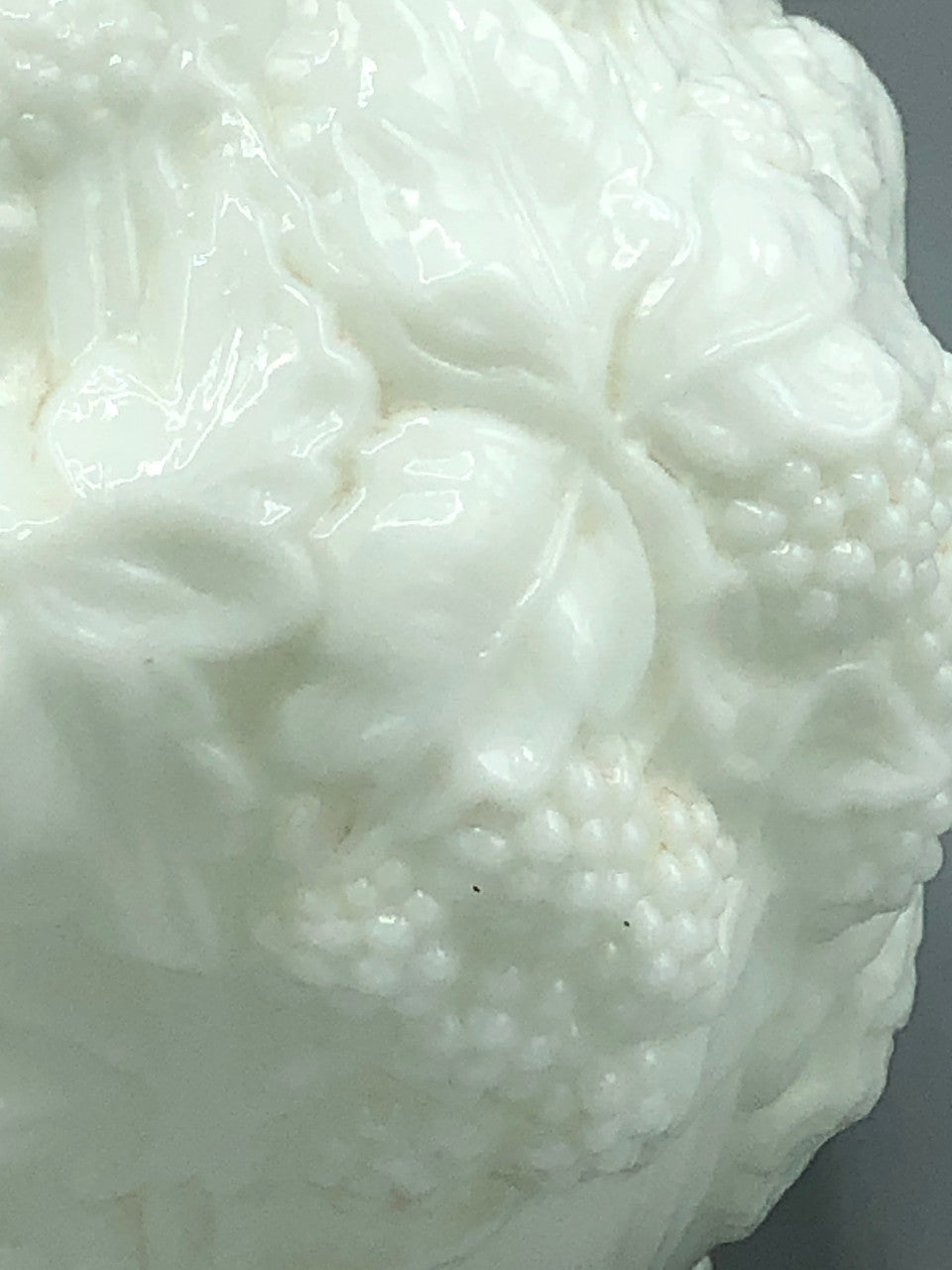 Imperial Milk Glass Loganberry Vase
