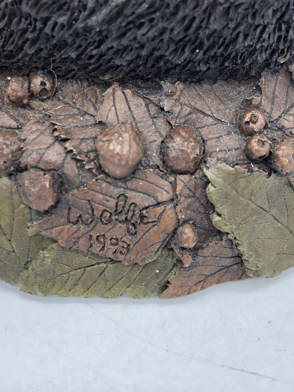 Buzz signed bear by Tim Wolf - Storage