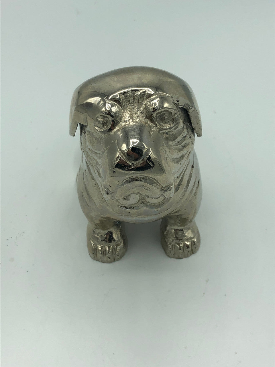Metal Bulldog paperweight