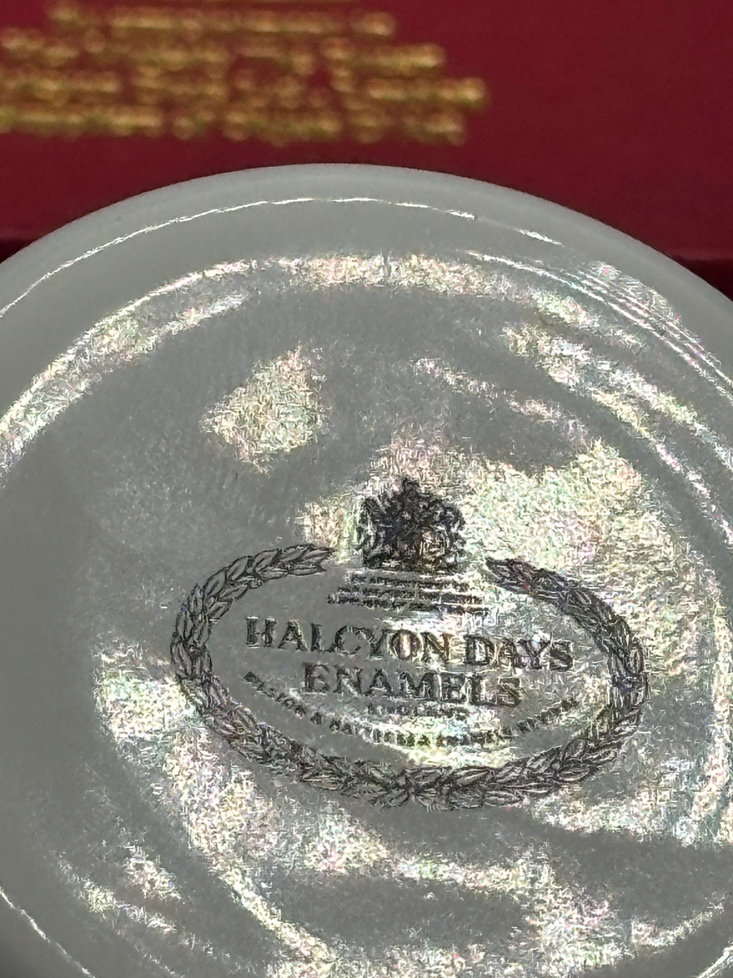 Halcyon days enamel 93 xmas box