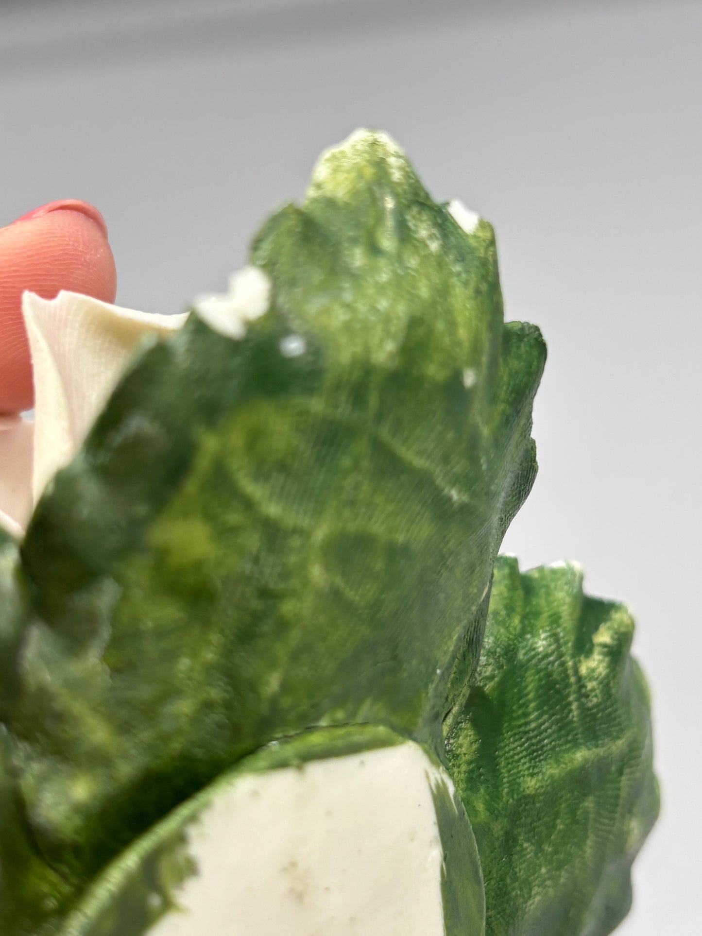 Vintage Capodimonte flower candle holder