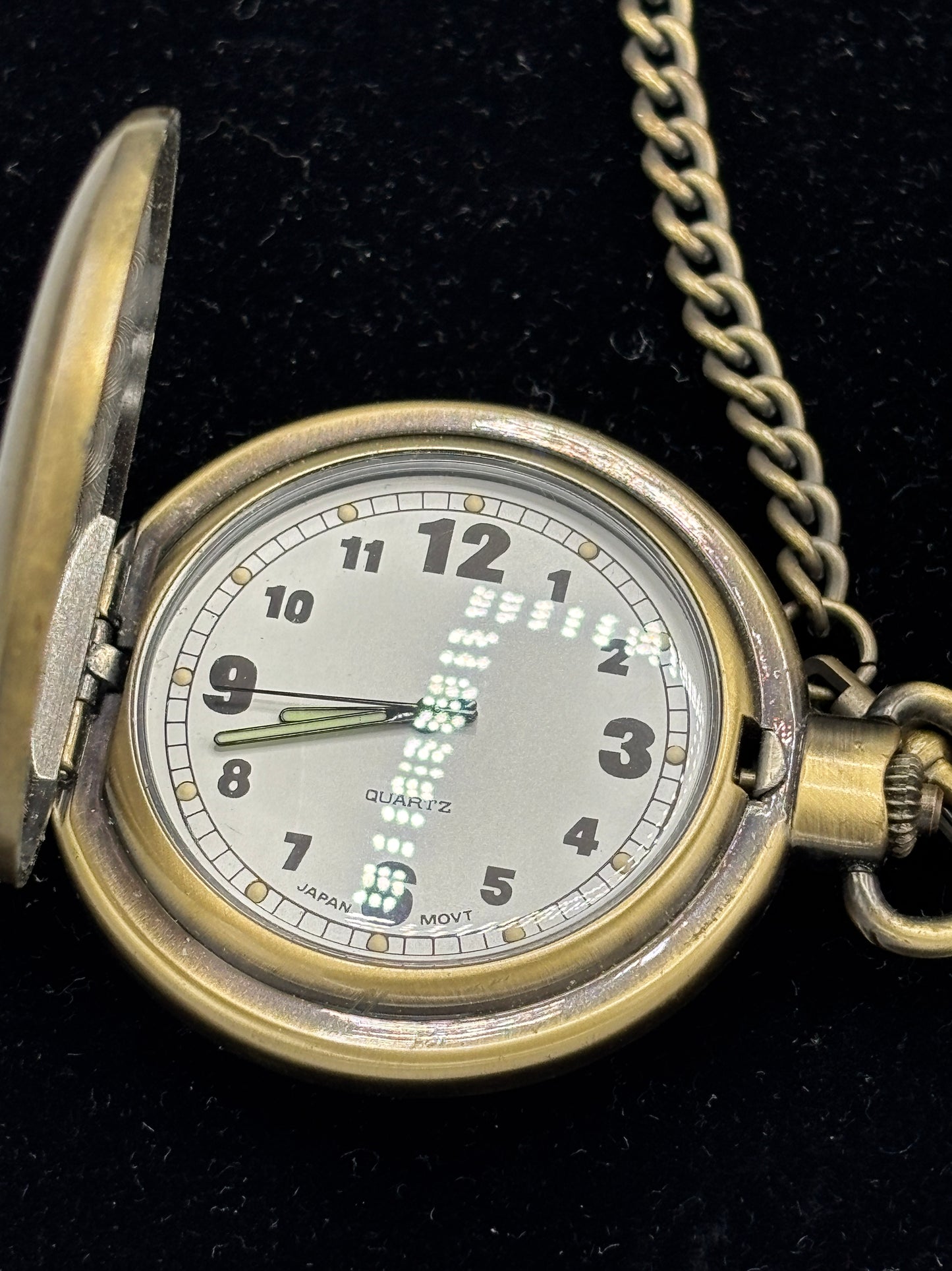 Japan Pocket Watch with Leather Case
