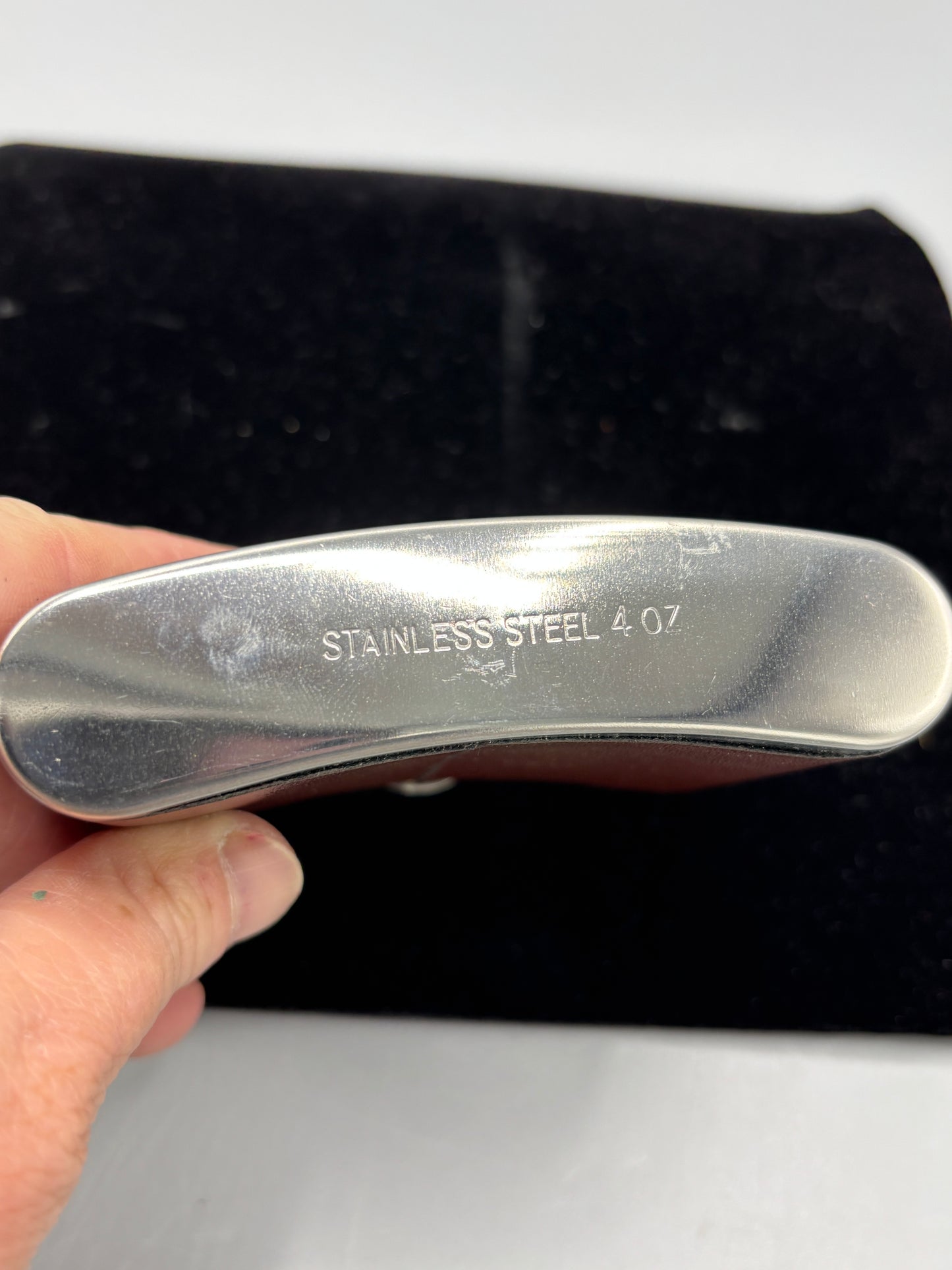 Elijah Craig Leather Bourbon Flask