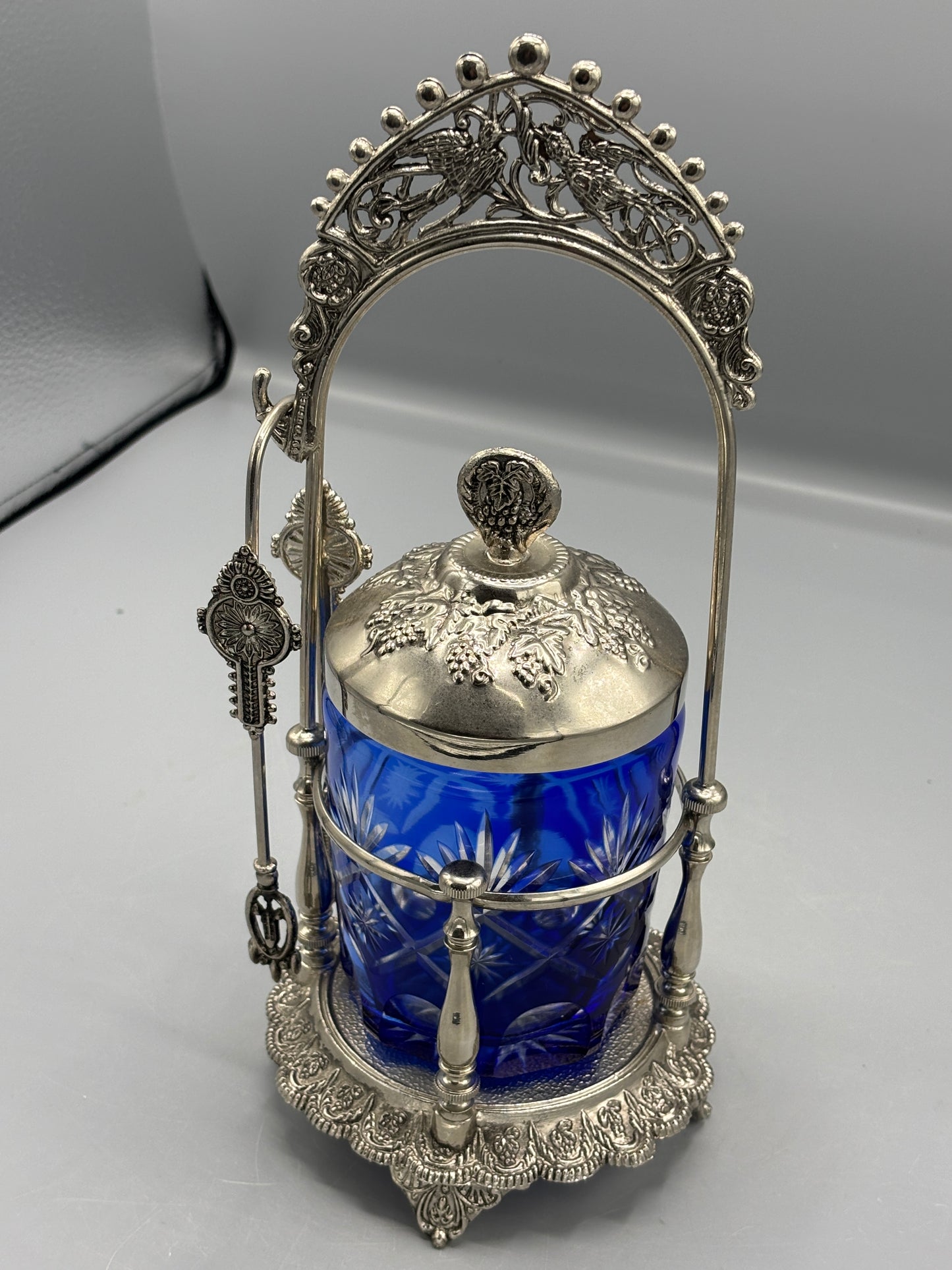 Vintage Silver plated Pickle Container