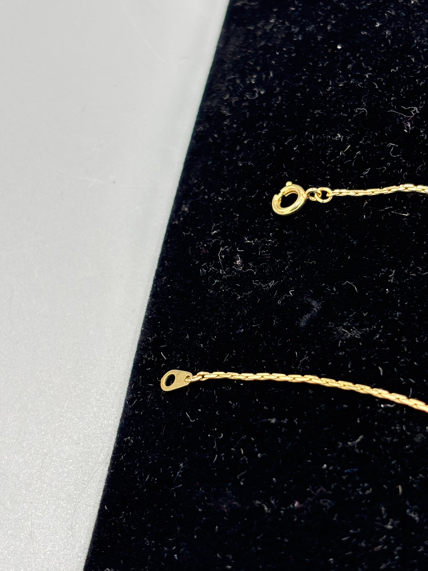 Gold enamel flower necklace