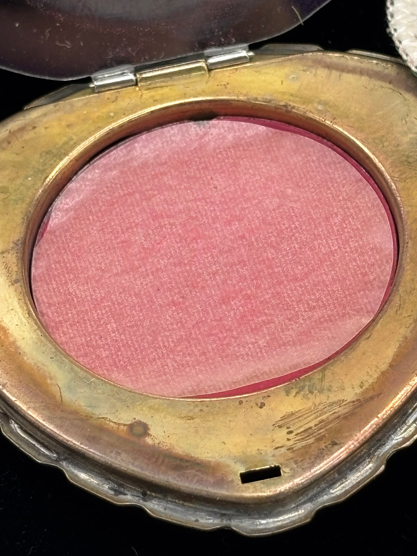 Vintage gold tone Max Factor Compact with mirror