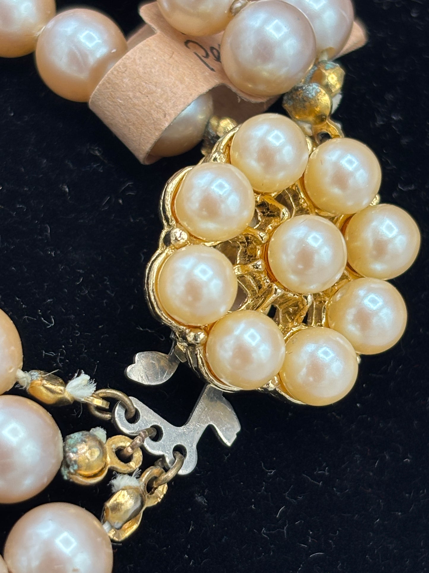 Faux Pearl 3 strand choker