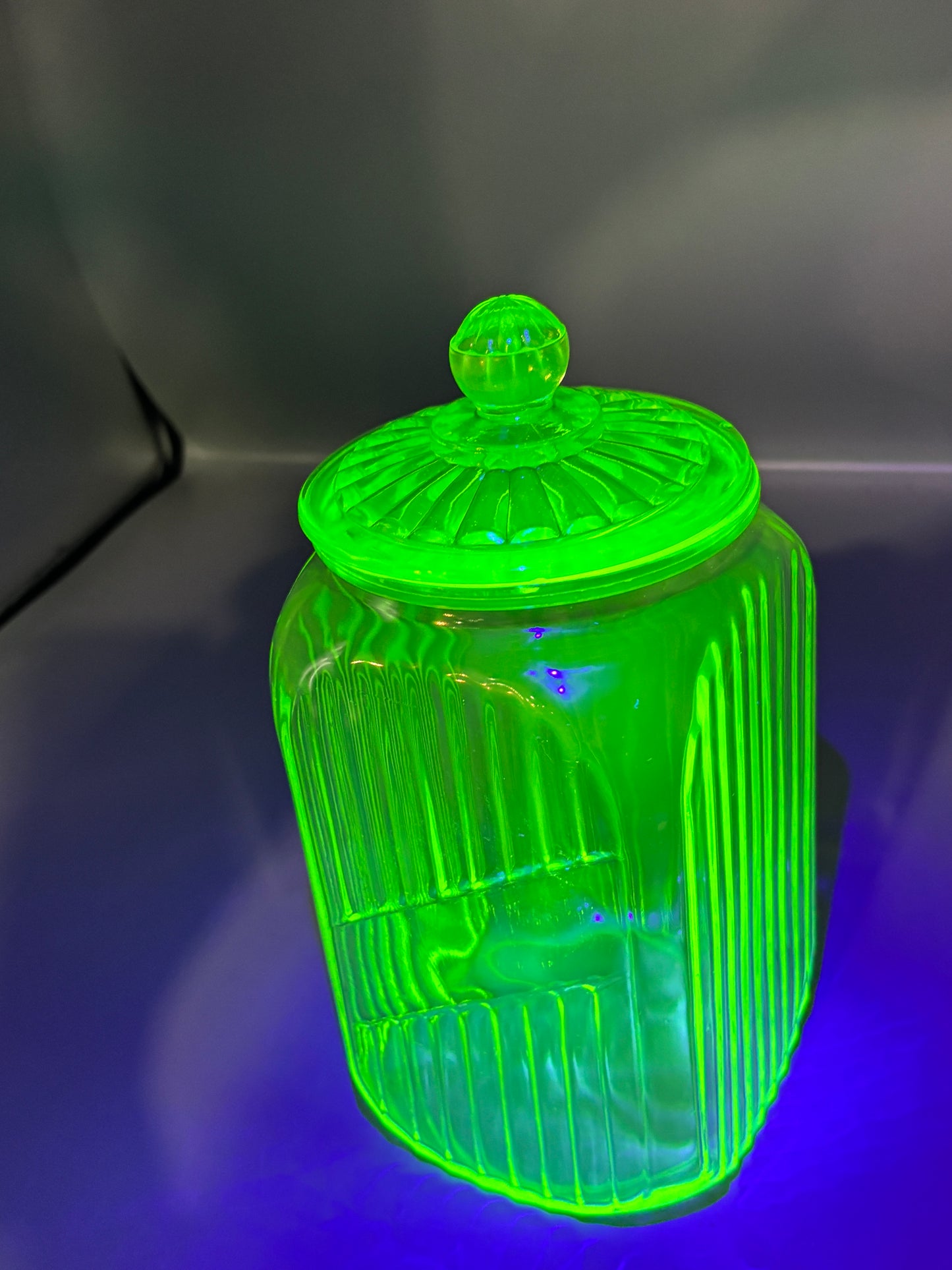 Vintage Vaseline canister with lid