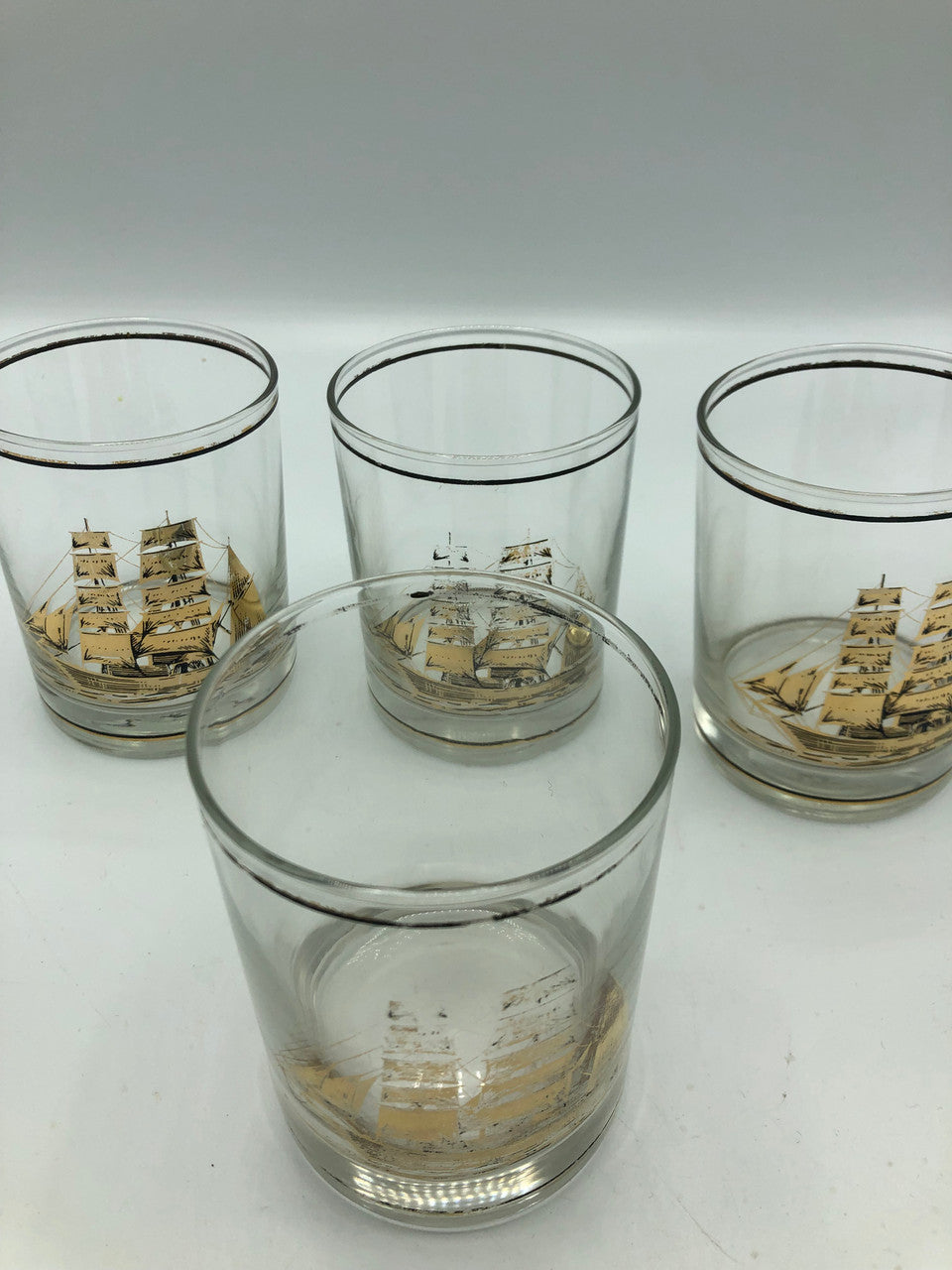 Culver Ship cocktail drink glasses