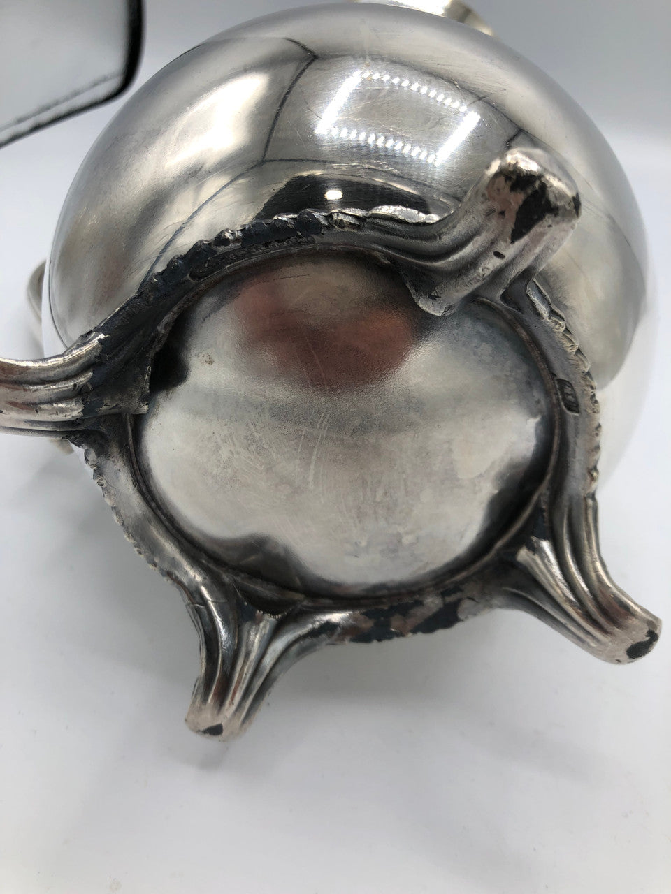 W.M. Rogers silver plated water pitcher with guard