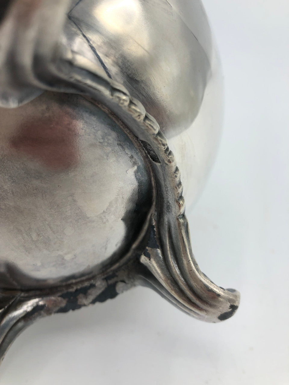 W.M. Rogers silver plated water pitcher with guard