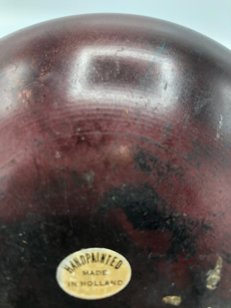 Brass Owl bowl with handle