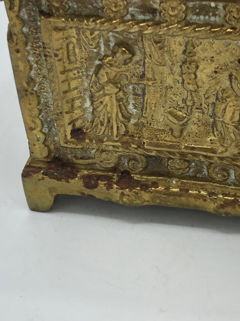 Vintage Lombard brass box