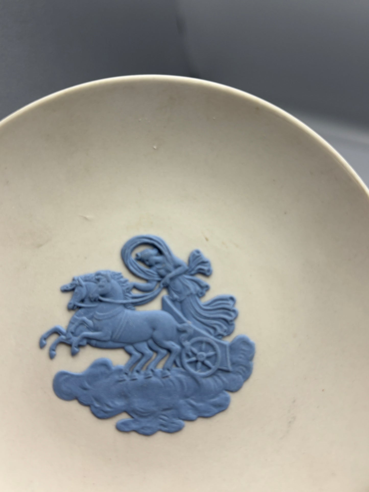 Vintage Wedgewood Jasperware Chariot plate