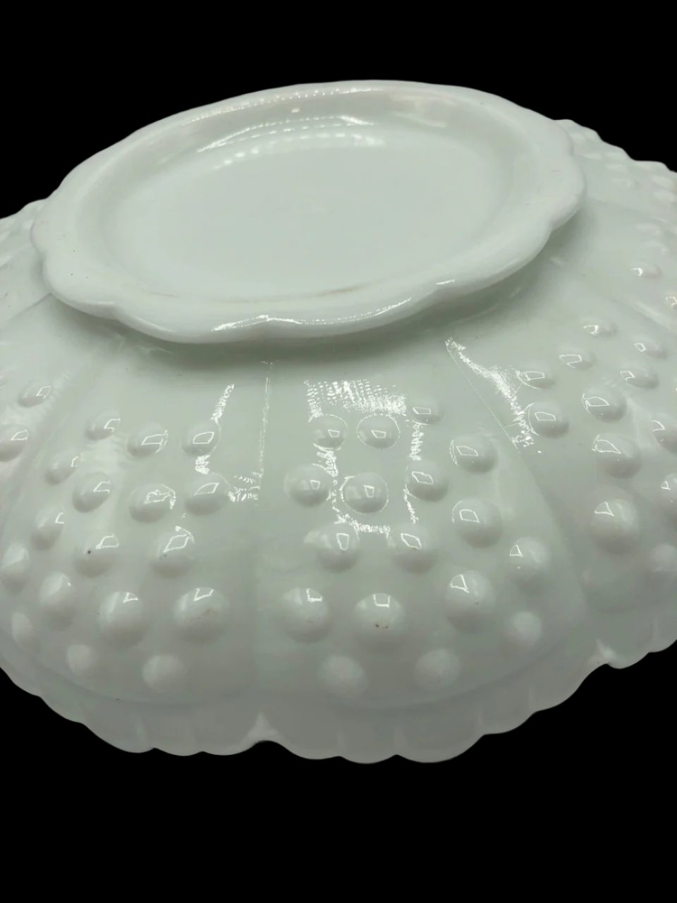 Fenton Hobnail candle holder