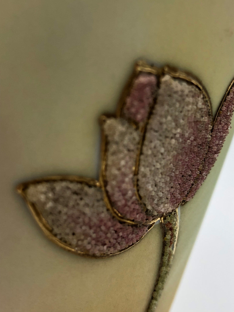 Royal Kinran Nippon textured flower vase