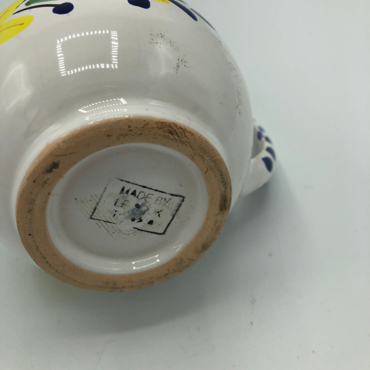 Fancy Mug with blue, green, & yellow