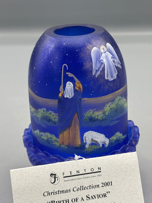 Fenton " The Shephard " fairy lamp