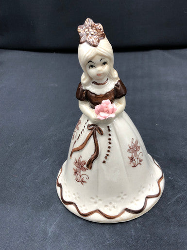 Vintage Ceramic girl shaped bell
