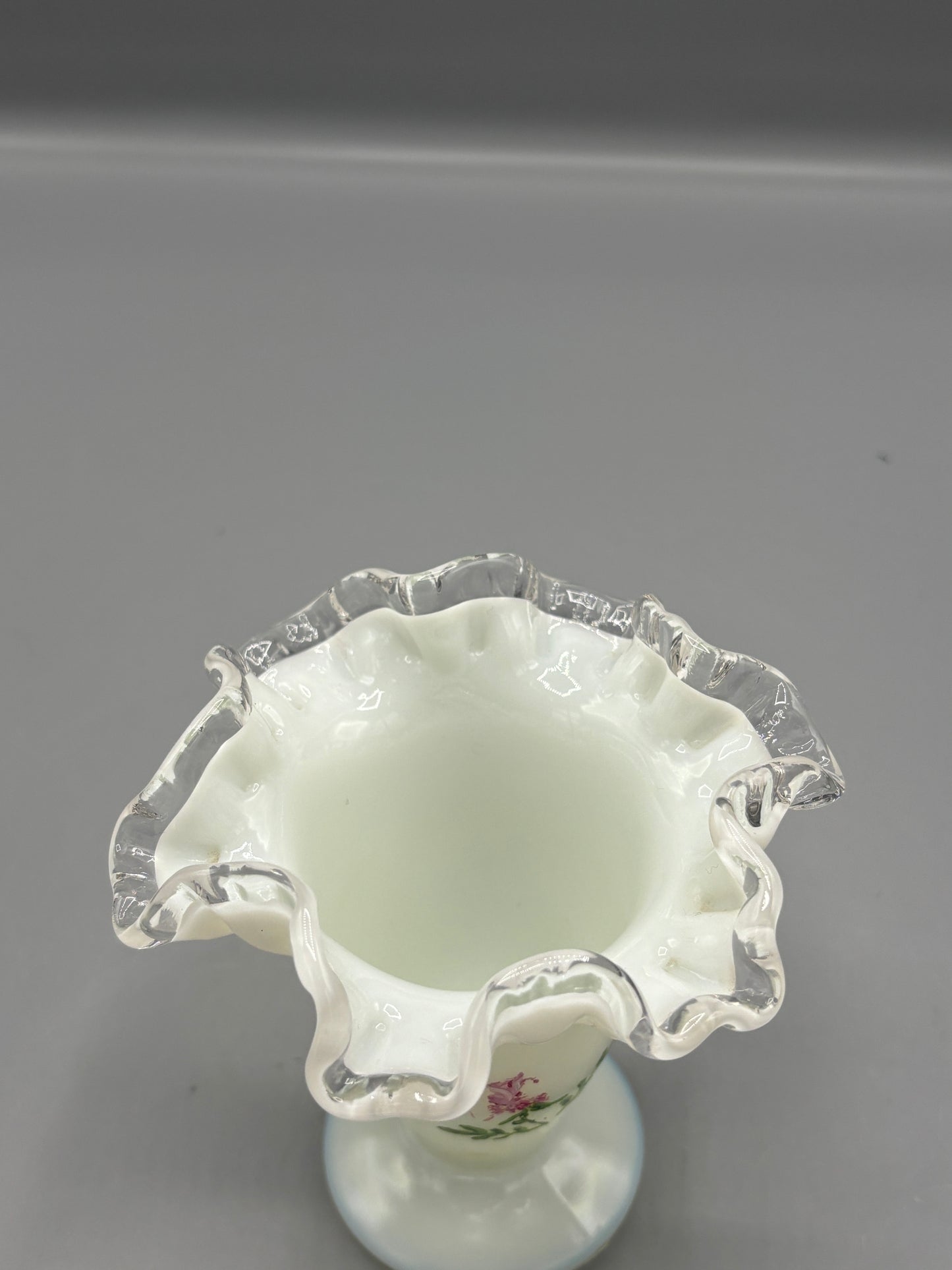 Vintage Fenton silver crest