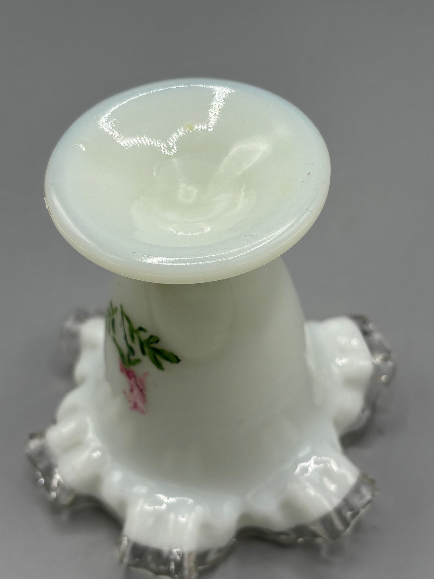 Vintage Fenton silver crest