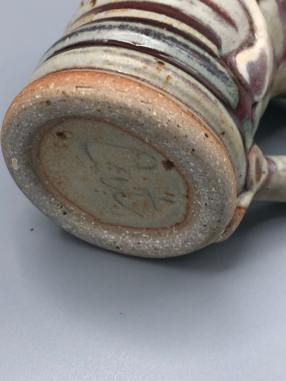 Janosz handmade pottery cup & saucer