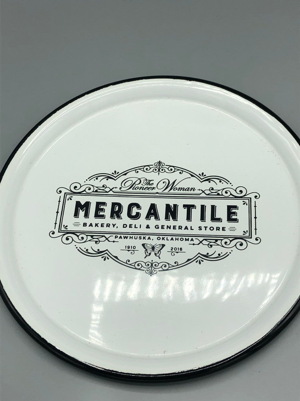 Pioneer Women Merchantile enamel plate