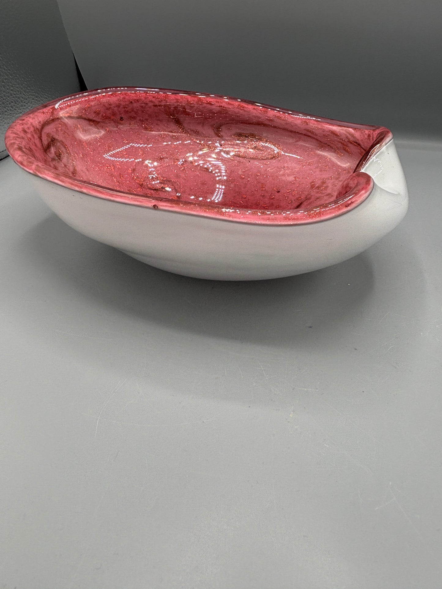 Vintage Murano Crimped bowl