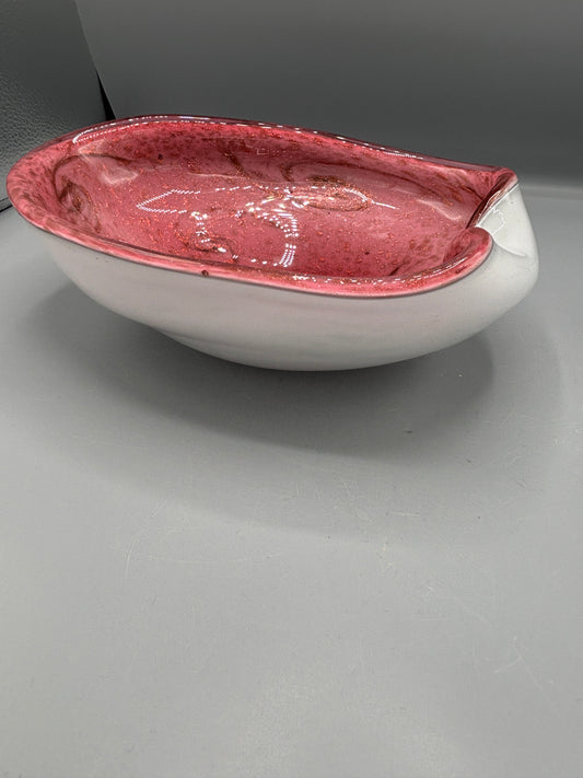 Vintage Murano Crimped bowl