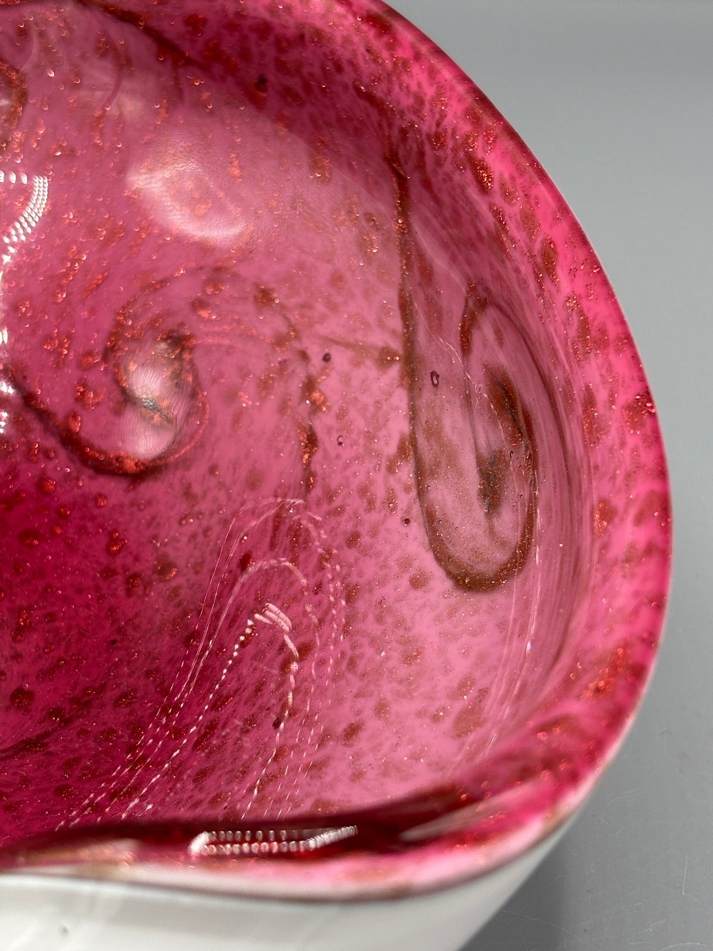 Vintage Murano Crimped bowl