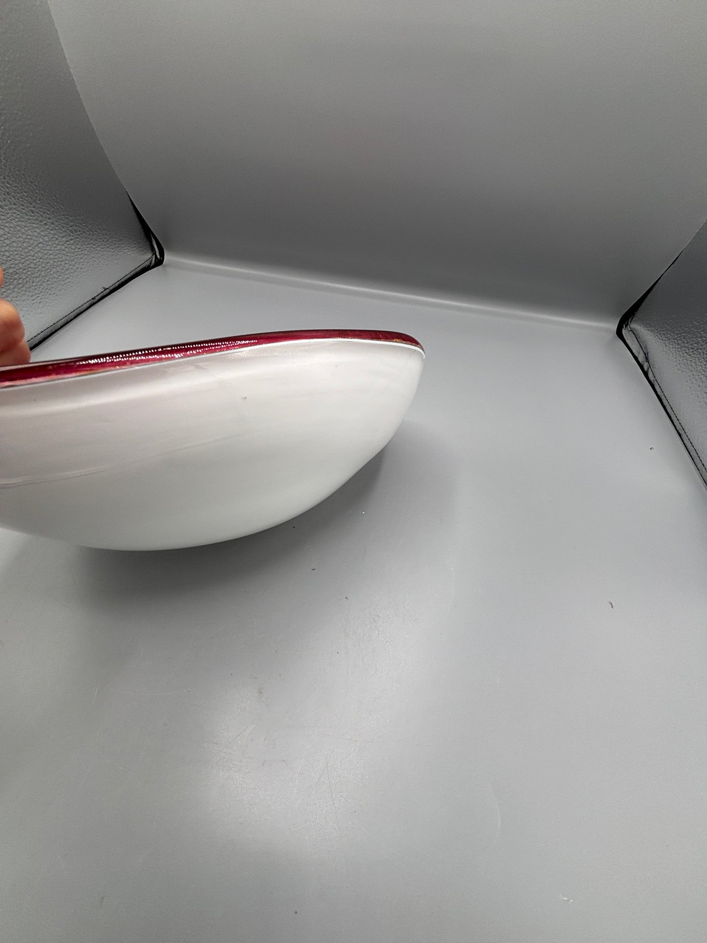 Vintage Murano Crimped bowl