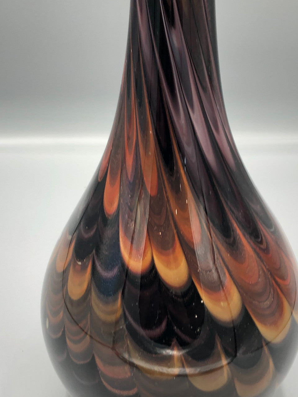 Tall brown decorative vase