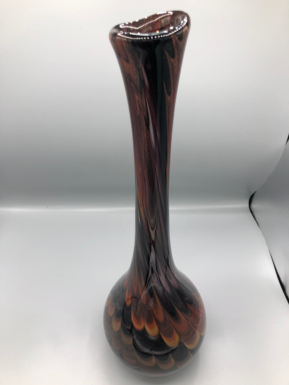 Tall brown decorative vase