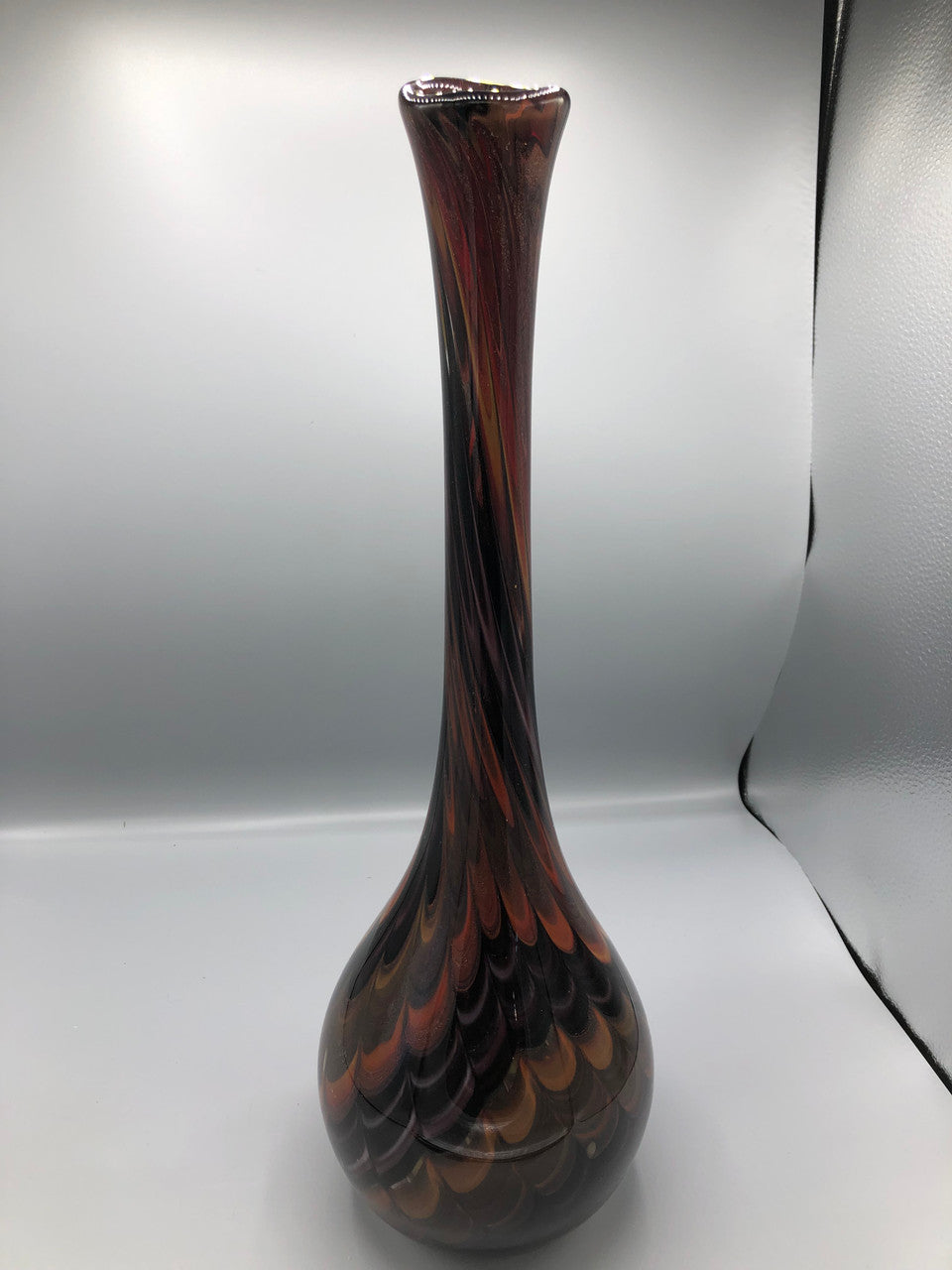 Tall brown decorative vase