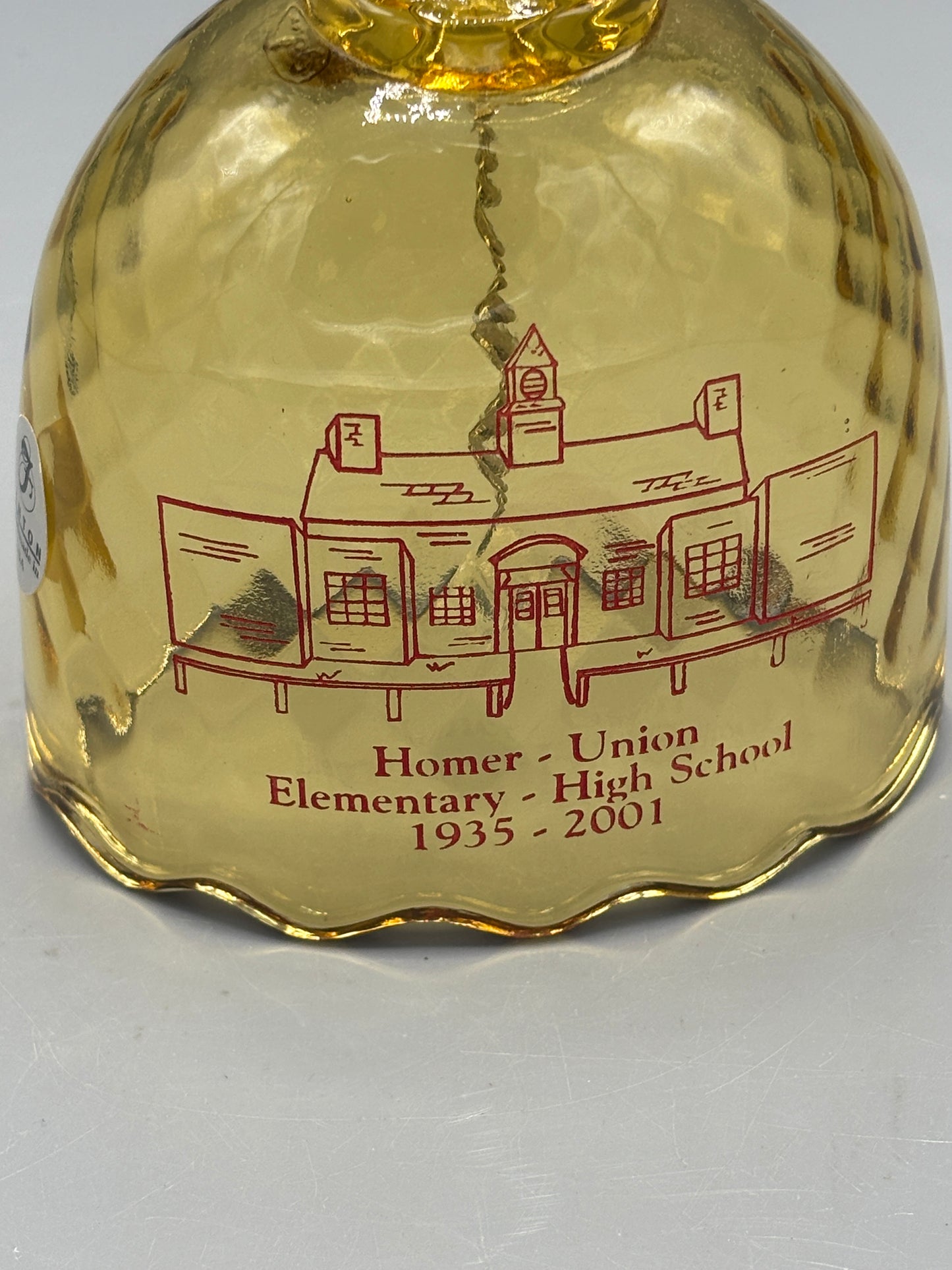 Vintage Fenton Amber gold bell