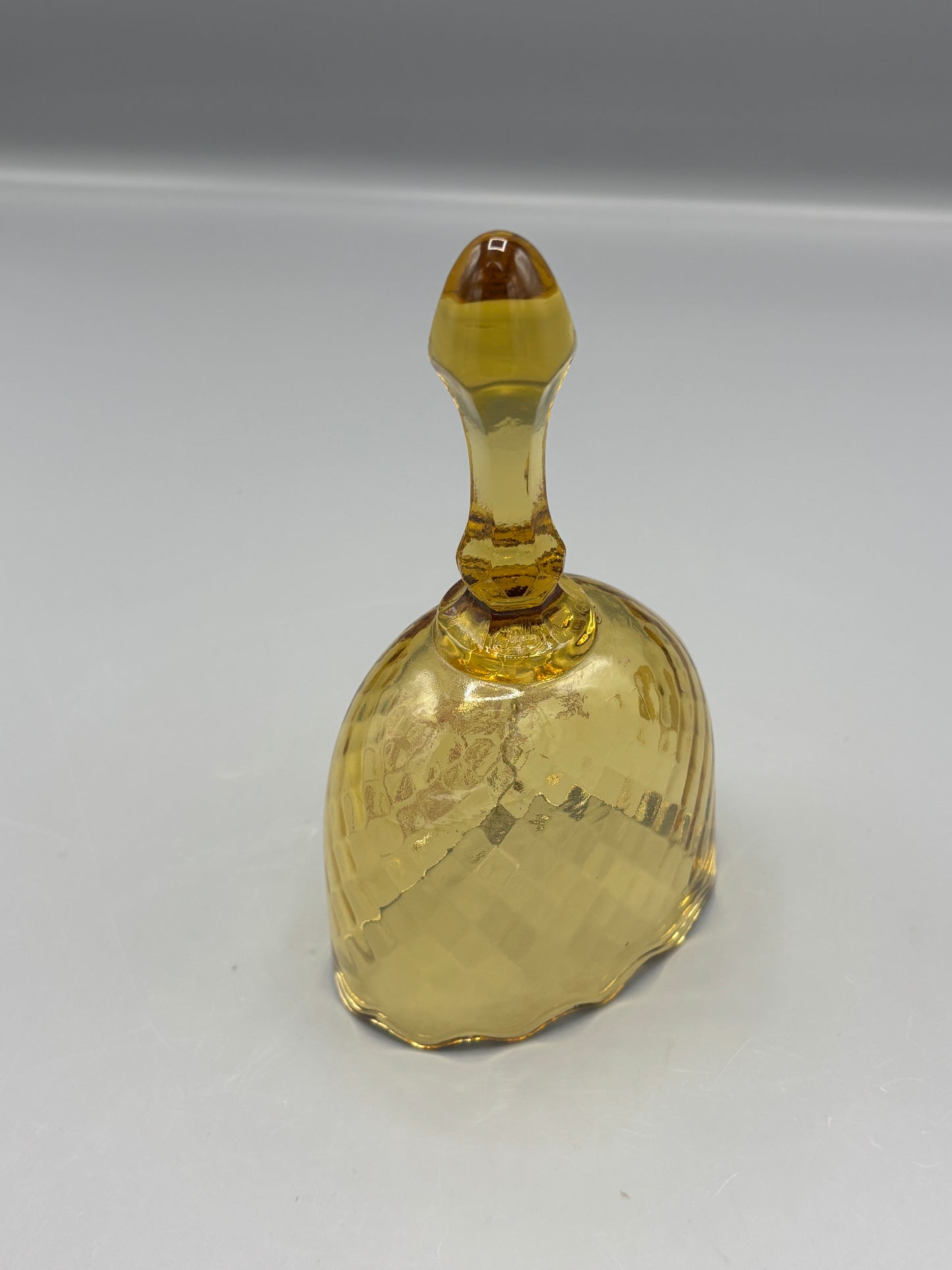 Vintage Fenton Amber gold bell