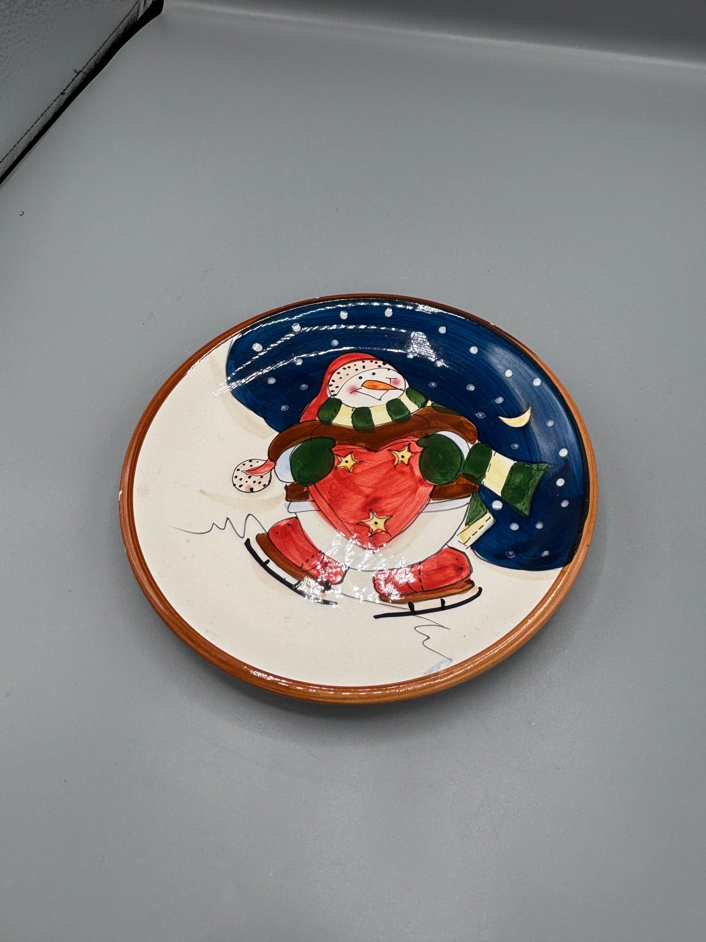 Royal Norfolk Snowman plate