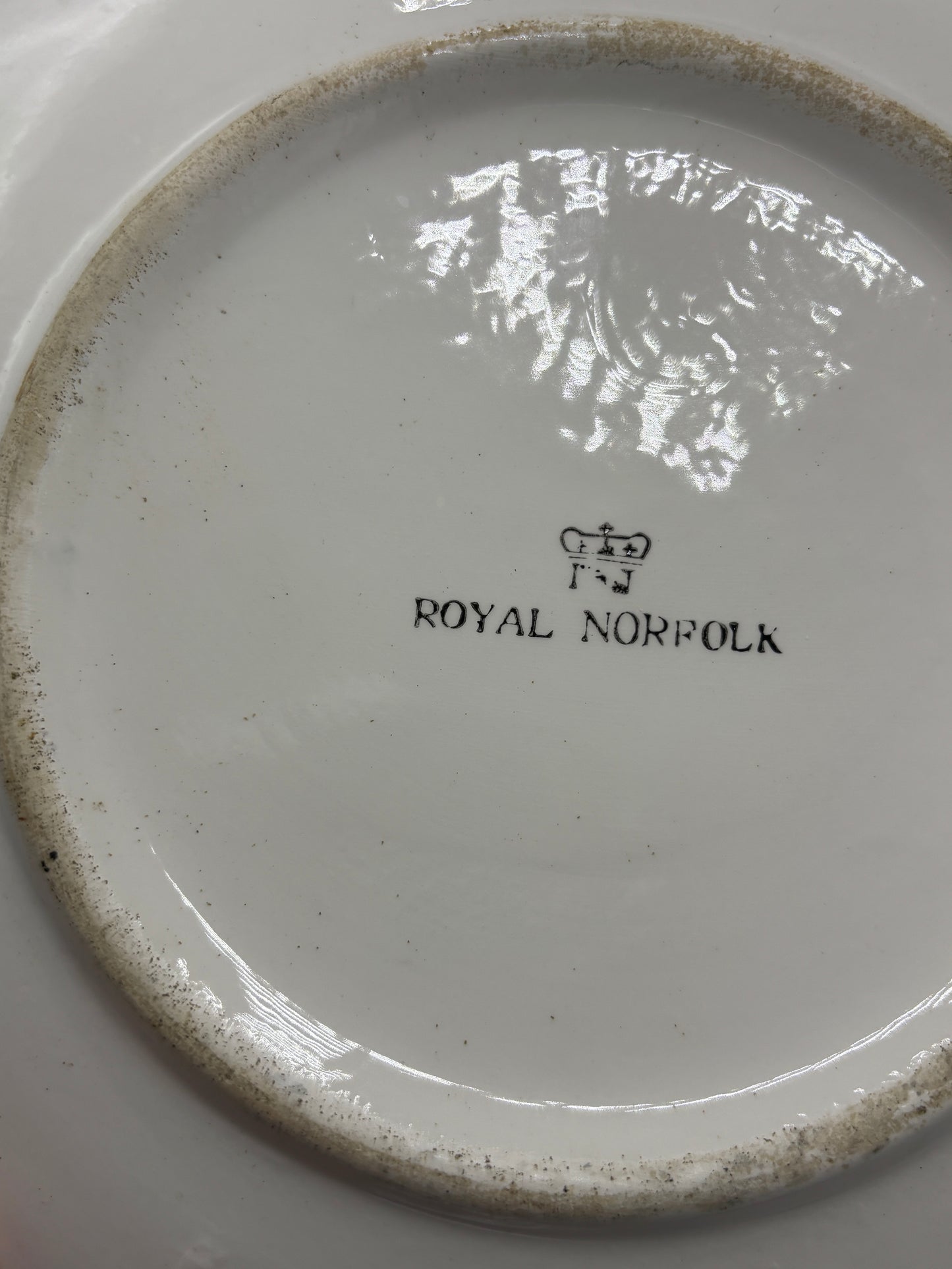 Royal Norfolk Snowman plate