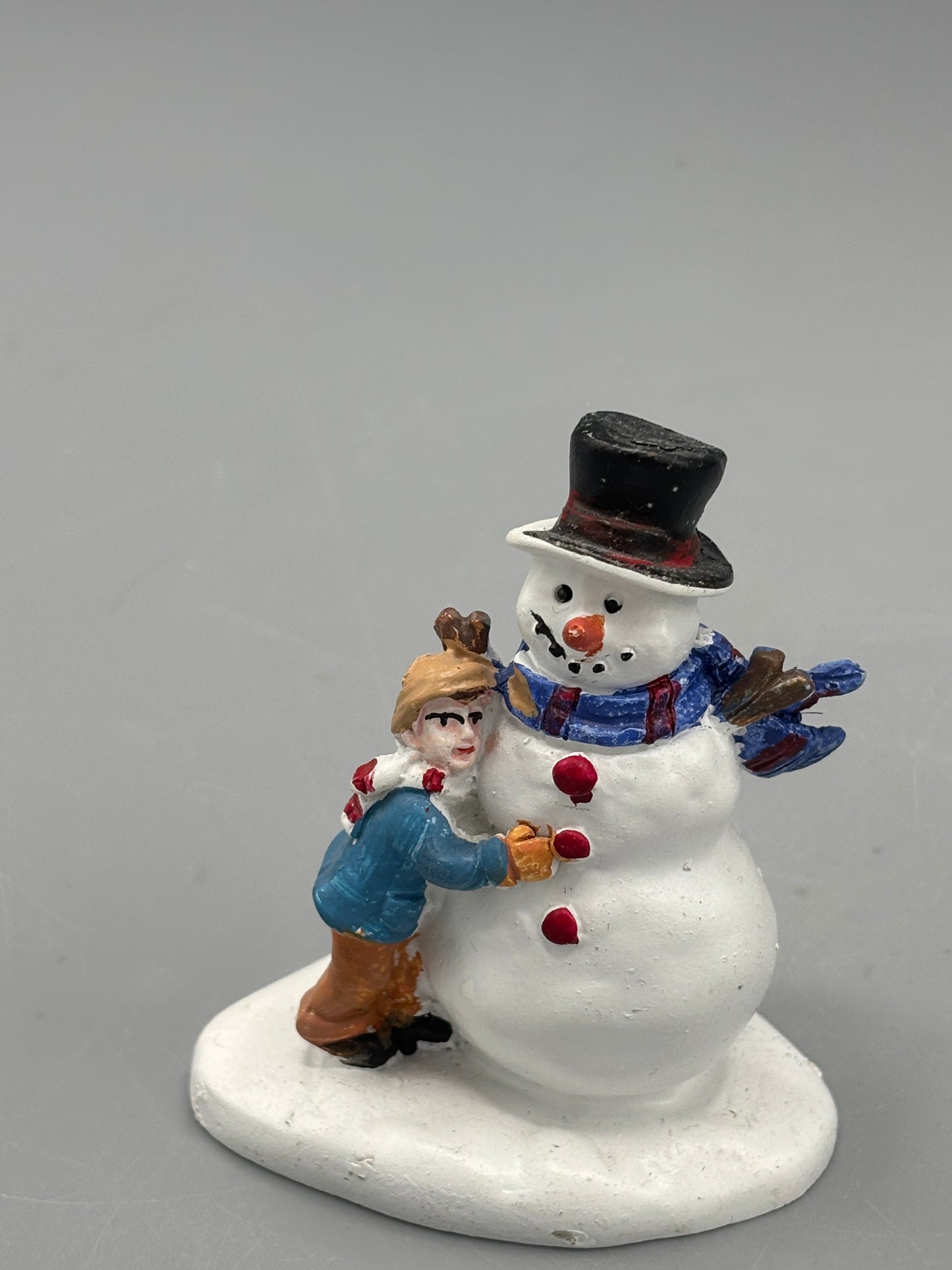 Little Boy & Snowman figure
