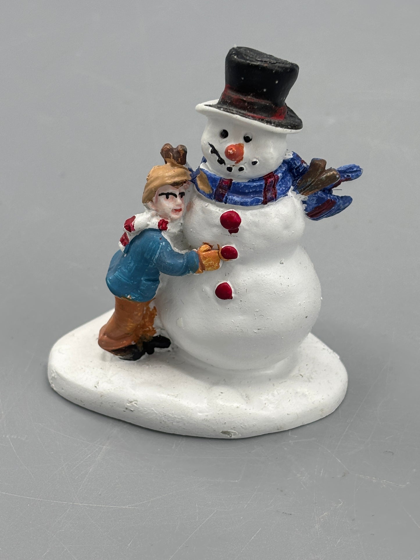 Little Boy & Snowman figure