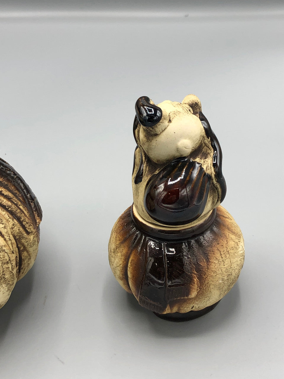 Earth ware pottery lidded jars cossacks