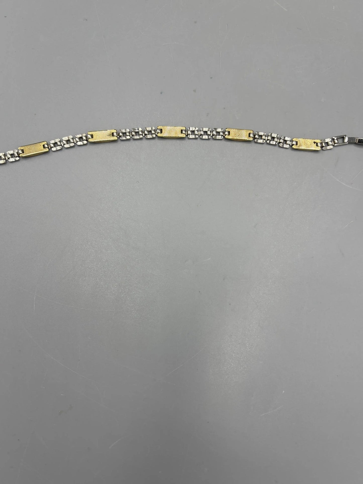 Silver & Gold tone Panther Link