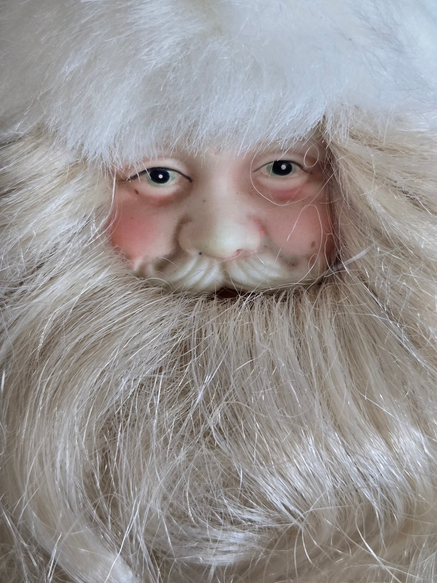 Pink Brocade Santa tree topper